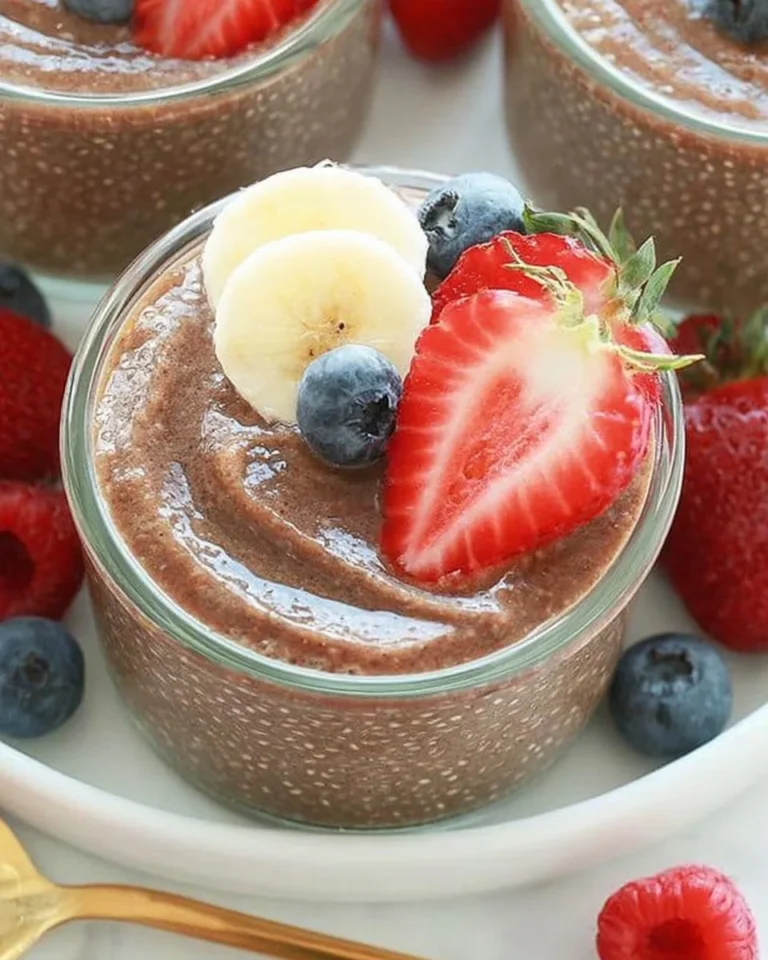 Meal prep protein chia pudding cups with colorful toppings in jars
