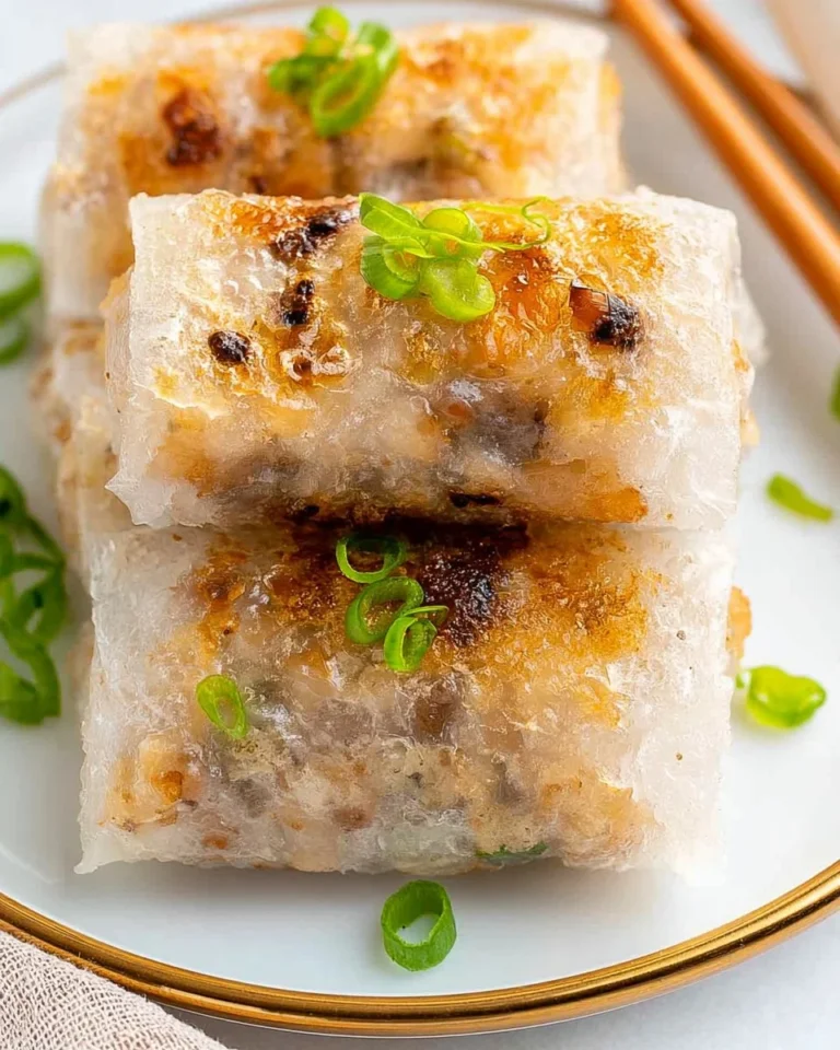 Deliciously filled Rice Paper Dumplings ready to be served